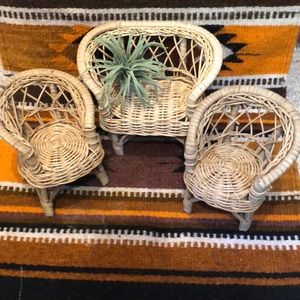 Set of 3 mini chairs